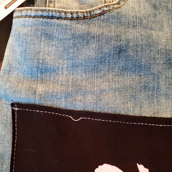 NWT - Le Volière Denim Pencil Skirt - Picture 8 of 16